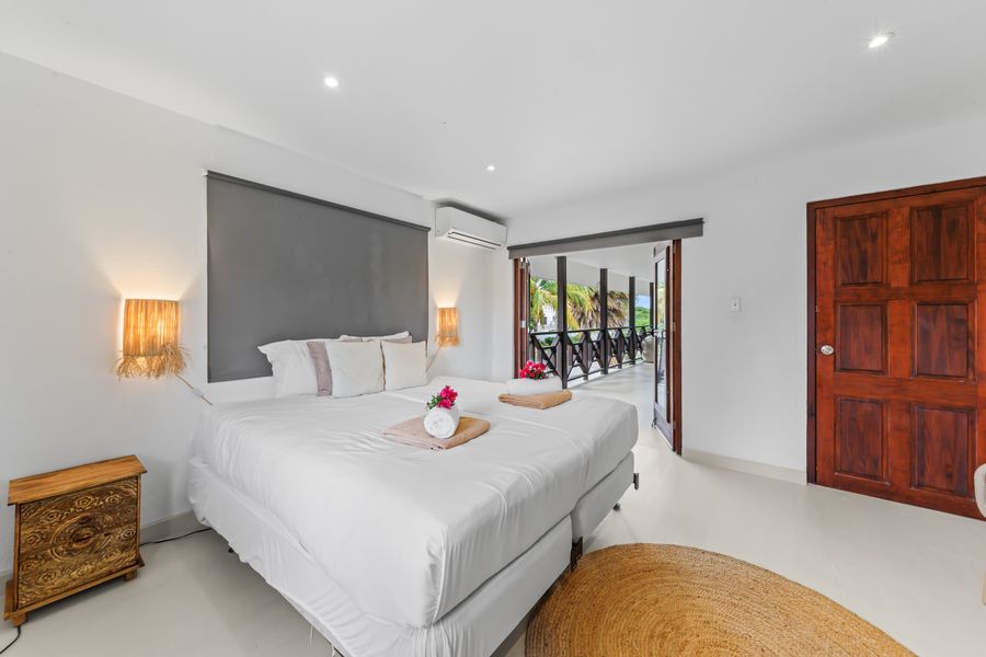 Bedroom overlooking the garden